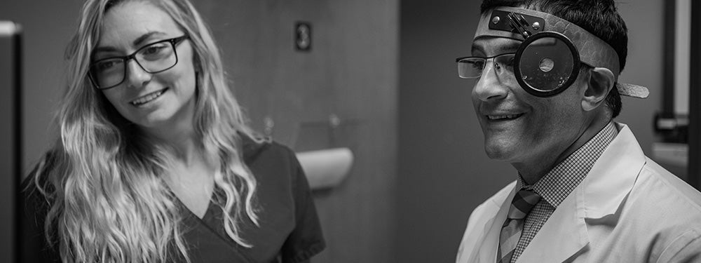 Doctor and assistant